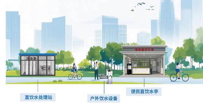 Outdoor direct drinking water application